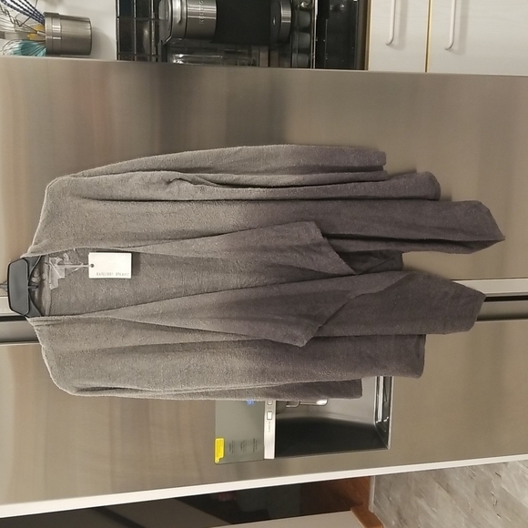 BAREFOOT DREAMS CozyChic Lite Ombre Calypso Wrap Cardigan Loden Carbon L/XL NWT - Picture 6 of 16